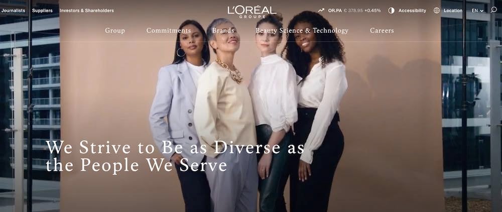 L'Oreal Diversity Advertisement