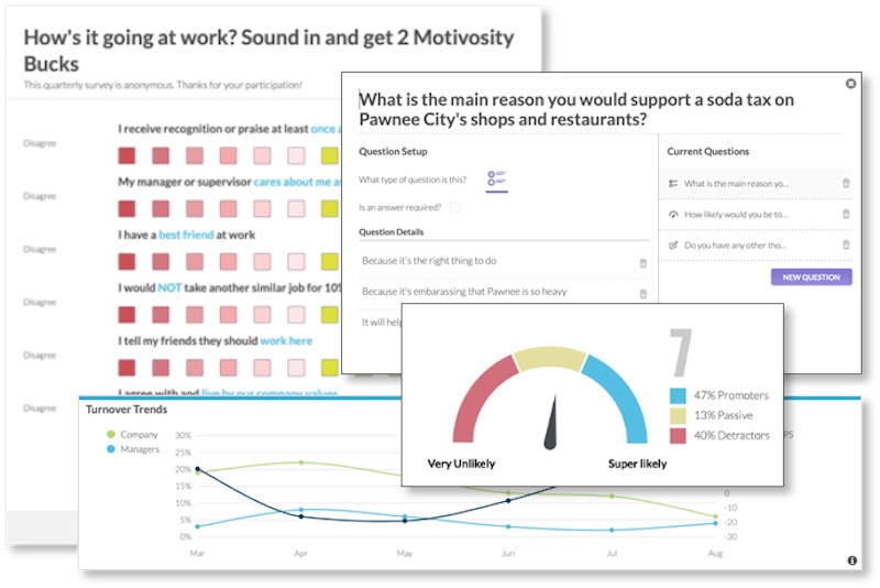 Motivosity - one of the best employee engagement software - dashboard screenshot