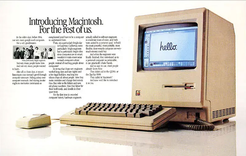 Introducing Apple Macintosh advertisement