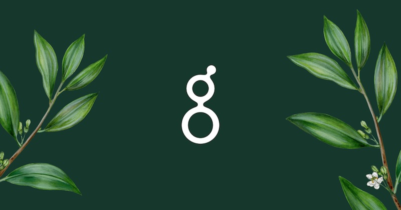 Greenhouse logo on a green floral background