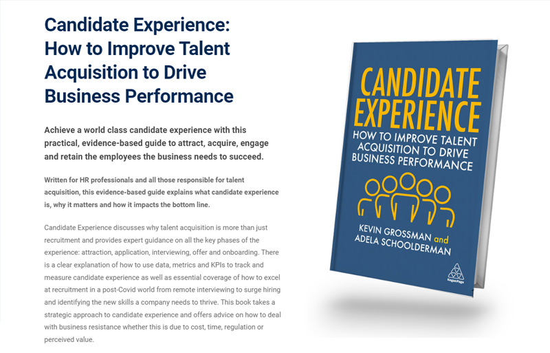 Candidate experience recruitment book recommendation