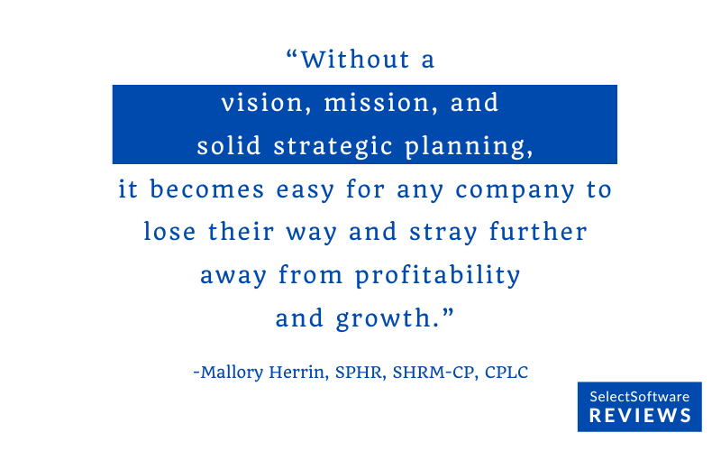 The value of strategic planning in company profitability and growth.