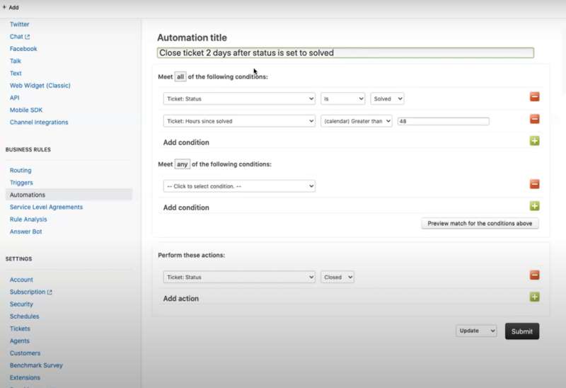 Workflow Automation in Zendesk