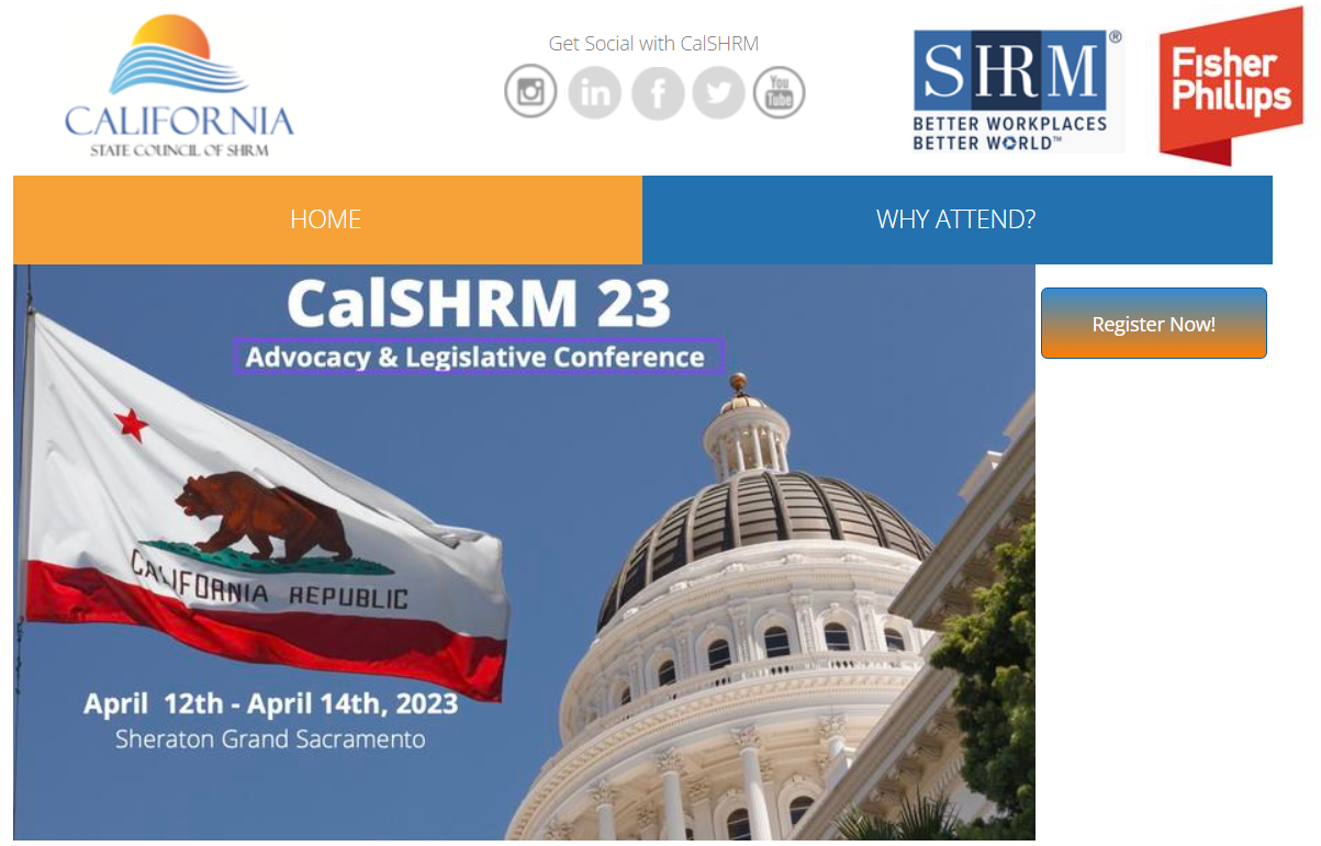 California State HR Advocacy and Legislative Conference