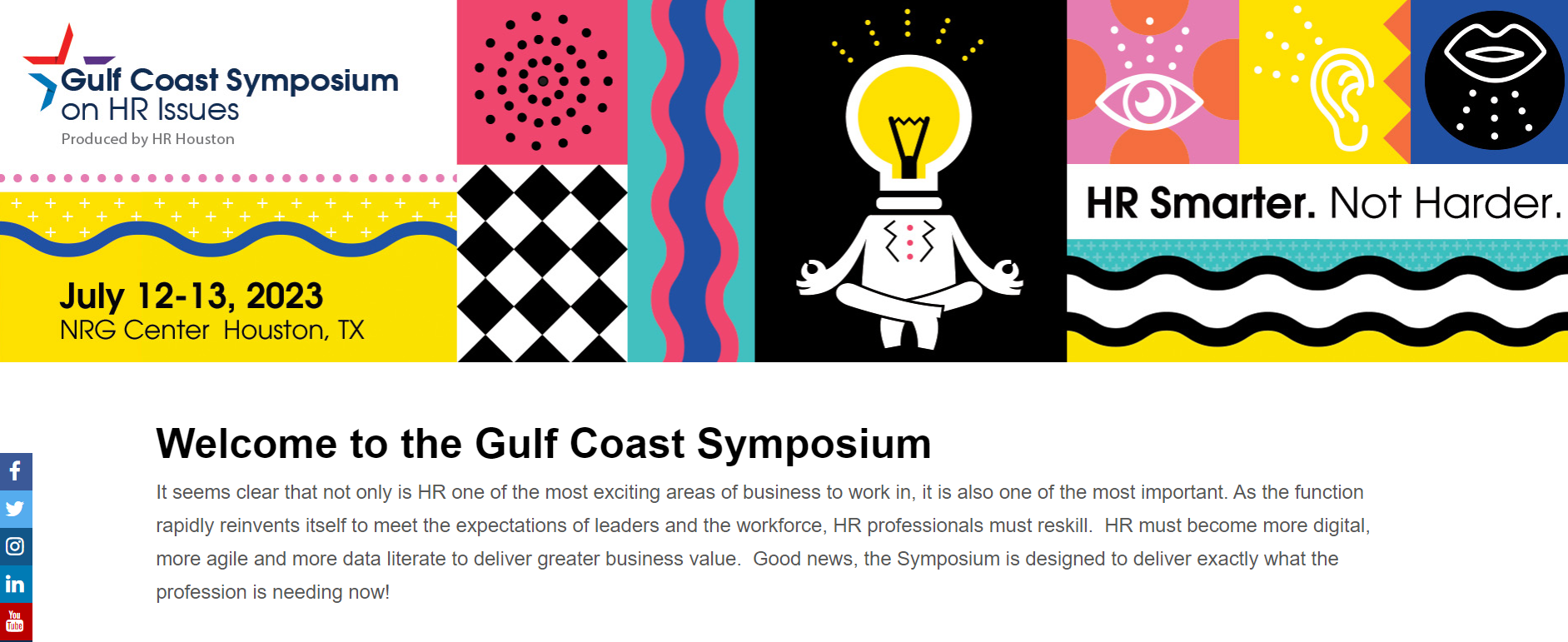 Gulf Coast Symposium event information for HR conference